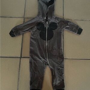 Disney Mickey Hooded Romper with Ears
